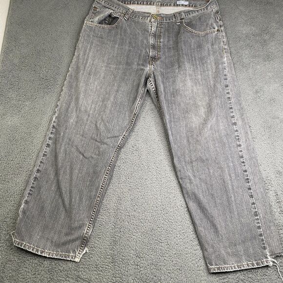 Vintage Levis SilverTab Jeans Mens 40x30 Gray Baggy Fit Distressed Y2k 90s Denim - Picture 3 of 16